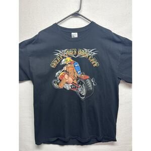 Great Lakes Burn Camp Niles Burn Run T Shirt Men's XL 2014 Motorcycle Fireman